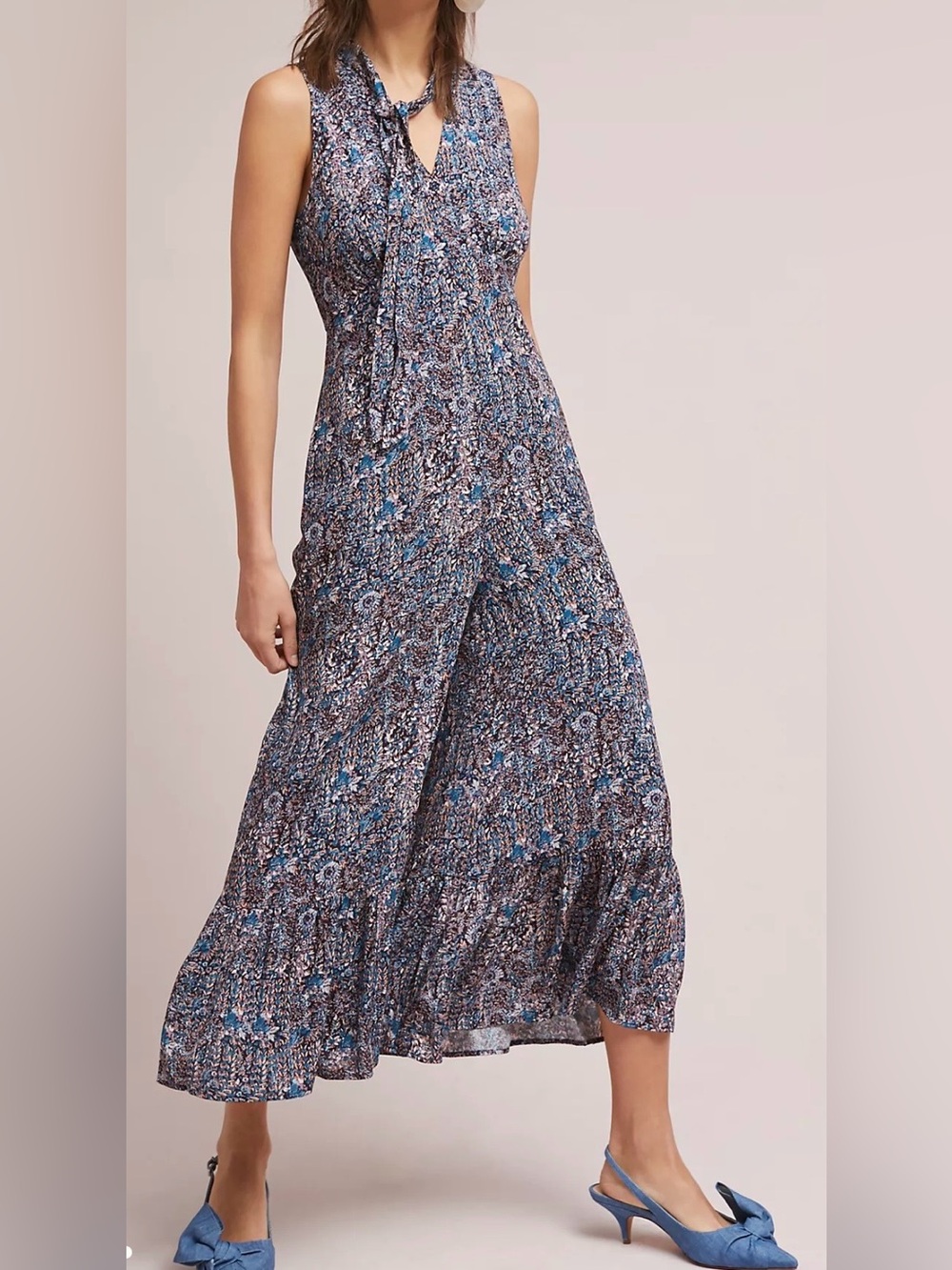 Maeve floral wide-leg jumpsuit